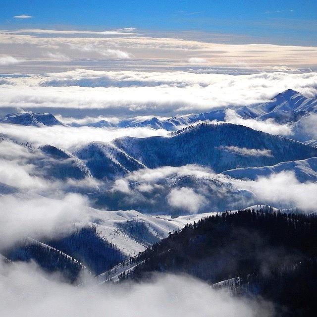 Mountain Photograph - #rockymountainhigh #abovetheclouds by Cody Haskell