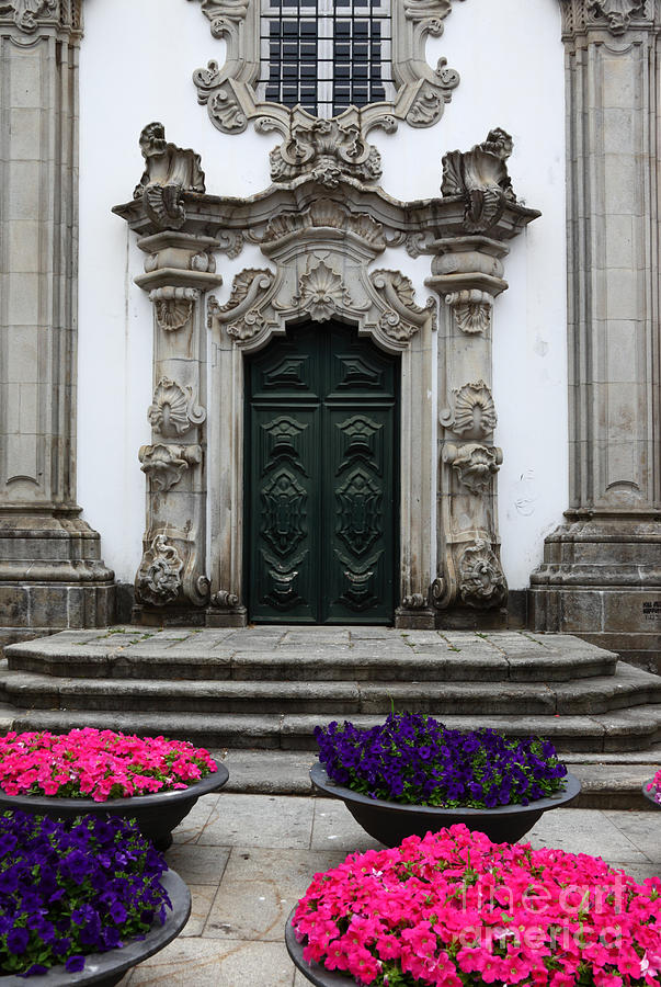 Rococo Doorway Portugal Photograph by James Brunker