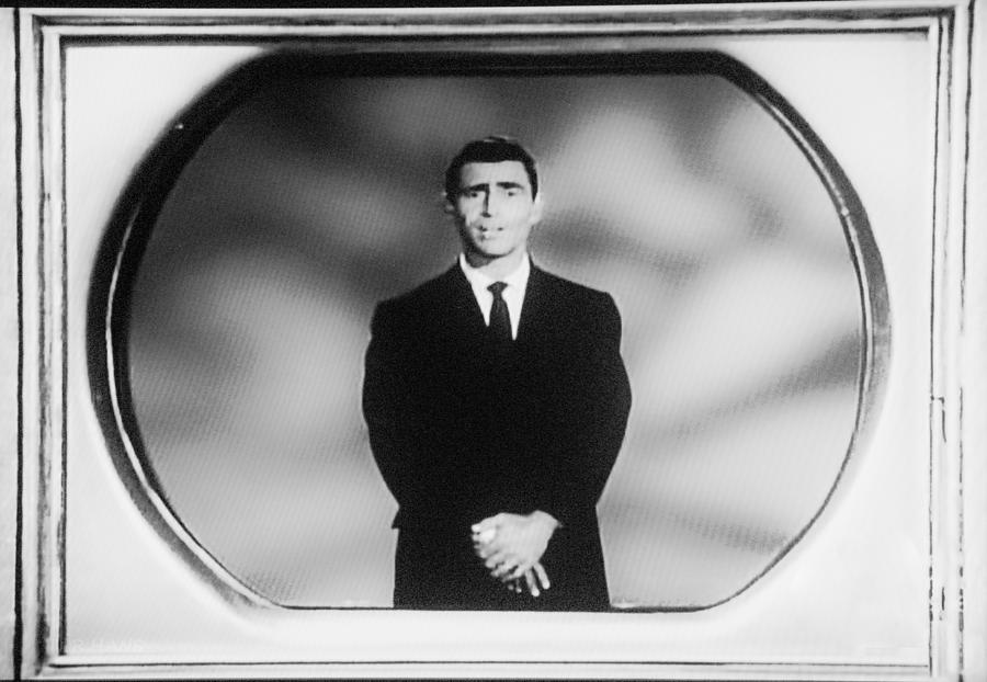 Rod Serling On T V Photograph by Rob Hans