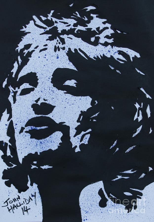 Rock And Roll Painting - Rod Stewart by John Halliday