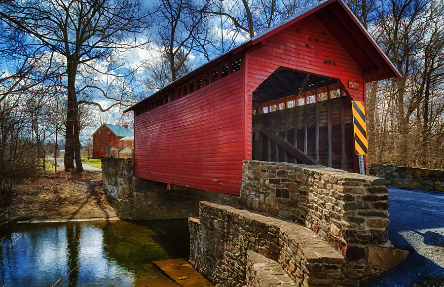 Roddy Road Covered Bridge Photograph by Joan Carroll