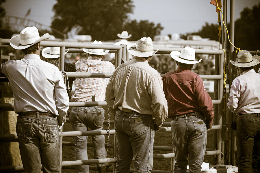 Rodeo Cowboys Photograph by Steven Bateson