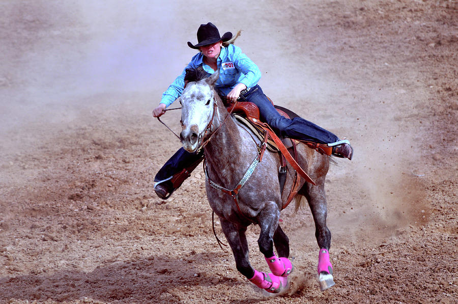 Rodeo Cowgirl Photograph by Barbara Manis