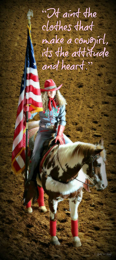 Rodeo Cowgirl Photograph By Stephen Stookey Fine Art America