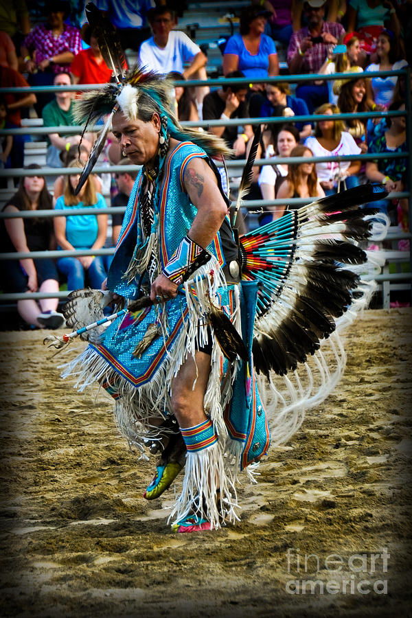 Eagle Photograph - Rodeo Indian Dance by Gary Keesler