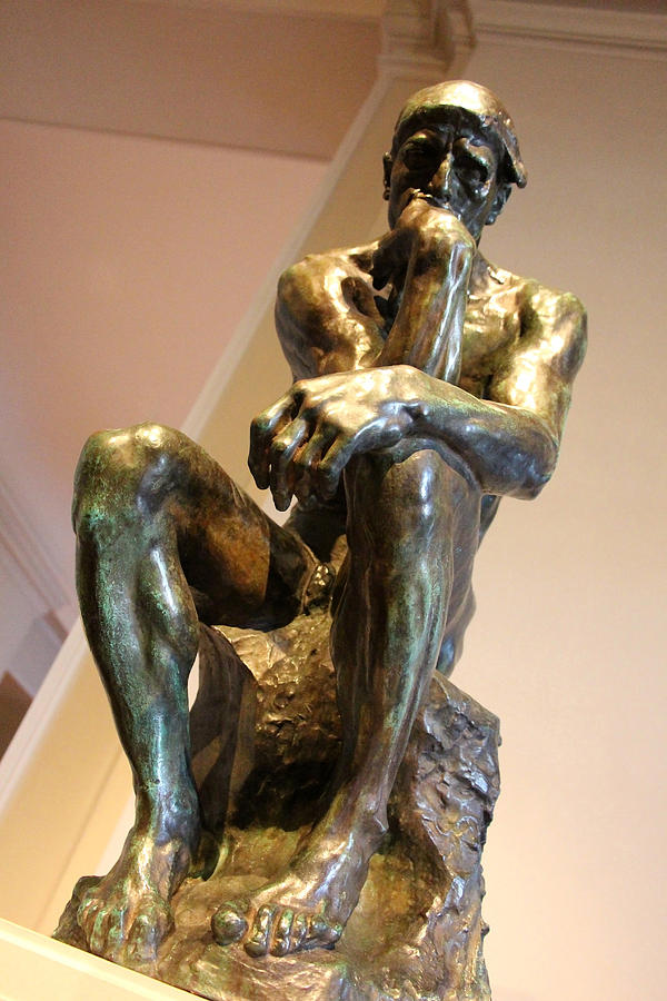 Rodins The Thinker -- Le Penseur Photograph by Cora Wandel
