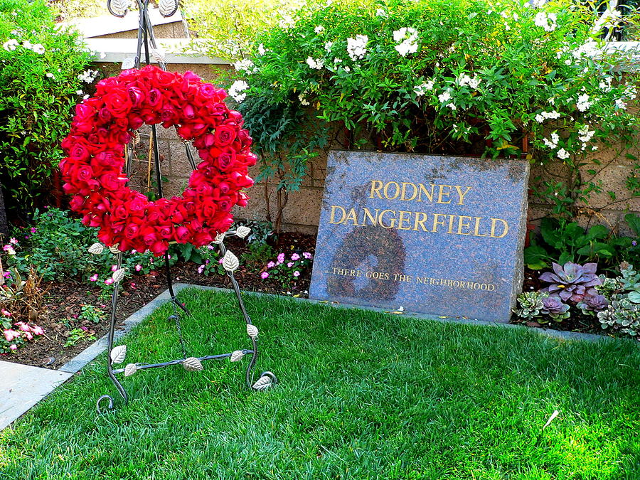 Rodney Dangerfield Grave Photograph by Jeff Lowe