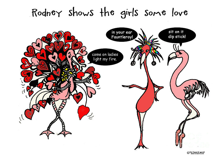 Rodneys Valentine Mixed Media by Lizi Beard-Ward