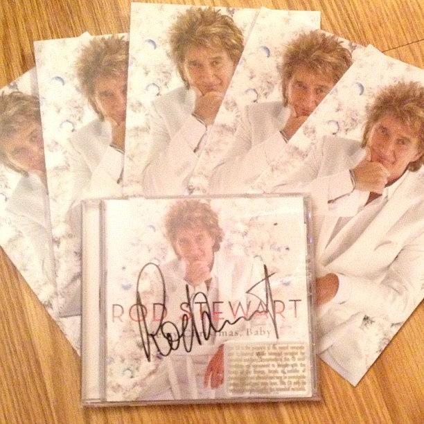 @rodstewart Thank You For The Signed Cd Photograph by Lisa Thomas