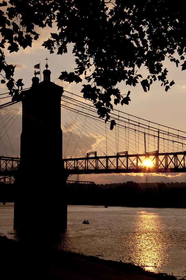 Roebling Silhouette Photograph by Russell Todd