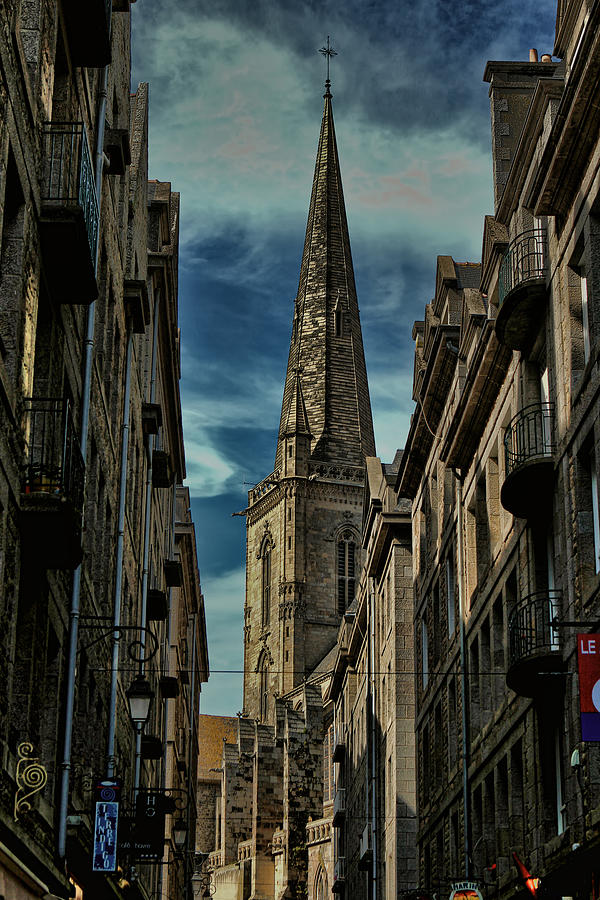 Cathedrale Saint-Vincent-de-Saragosse de Saint-Malo Photograph by Tom Prendergast