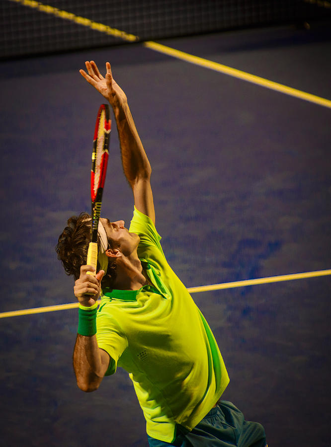 Roger Federer Photograph by Bill Cubitt