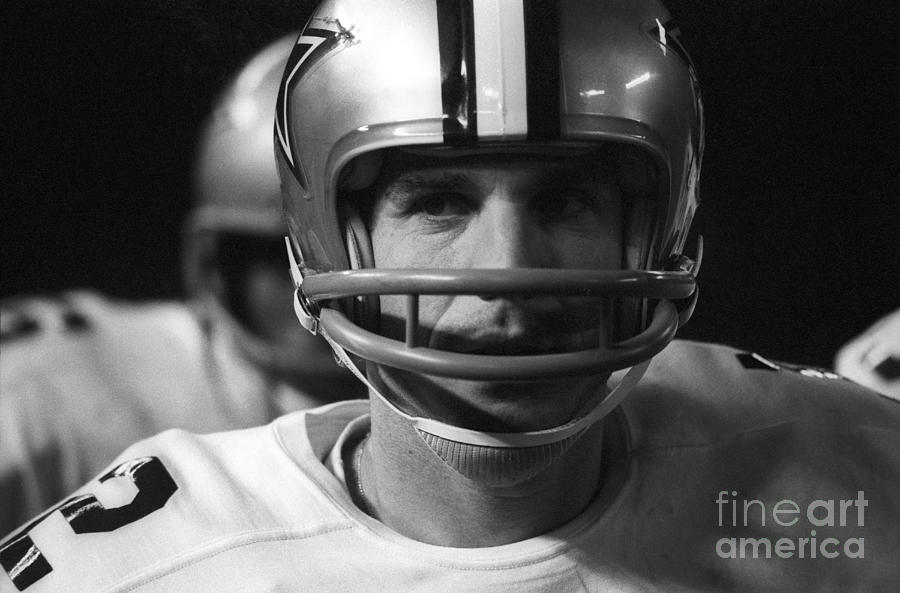 Roger Staubach Dallas Cowboys Photograph by Ross Lewis