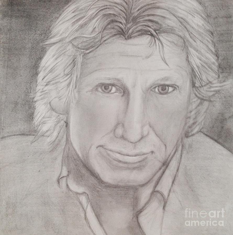 Roger Waters Drawing - Roger Waters Pink Floyd by Manon Zemanek
