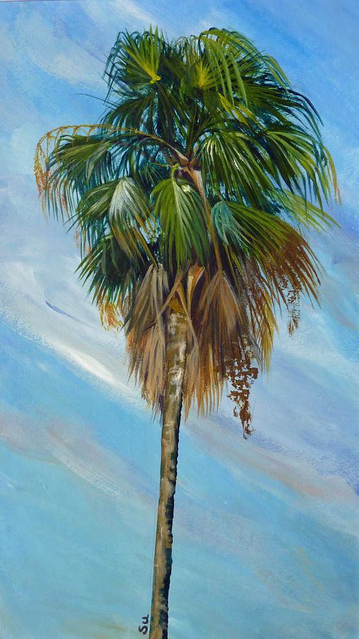 Rogers Palm Painting by Susan Duda