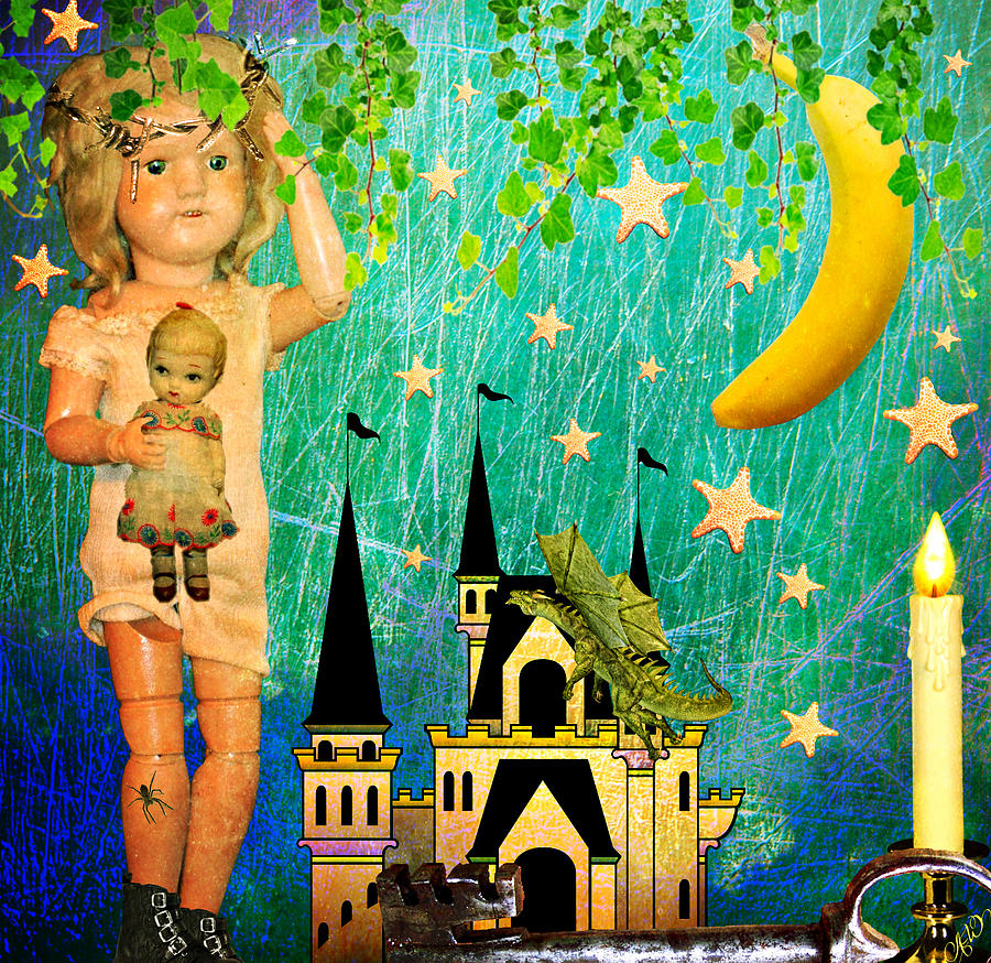 Rogue Fairy Tales Mixed Media by Ally  White