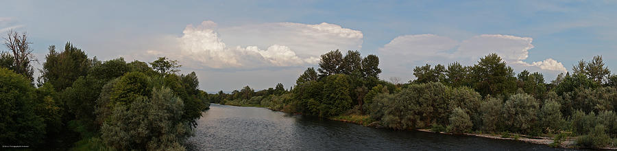 Rogue River Summer Panorama Photograph by Mick Anderson