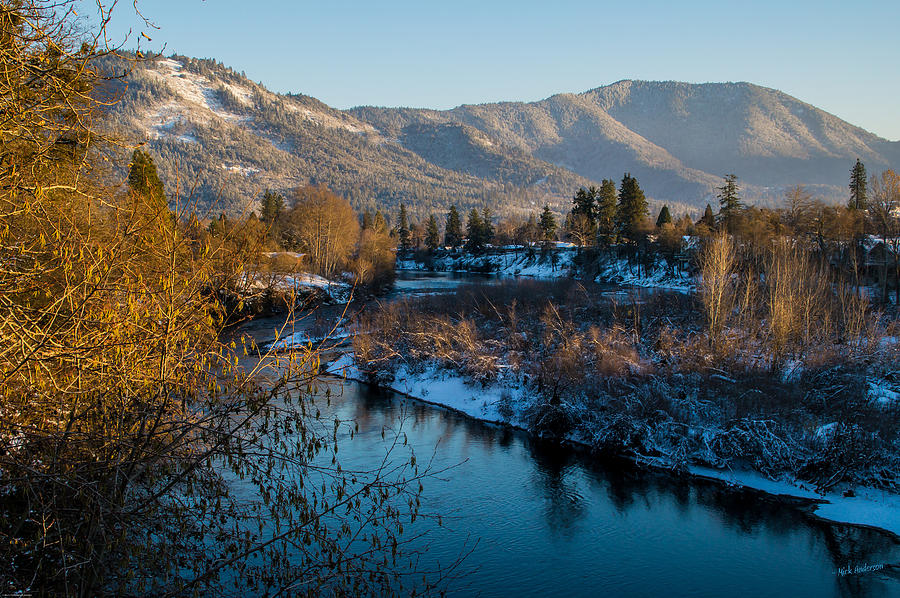 Rogue River Winter Photograph by Mick Anderson