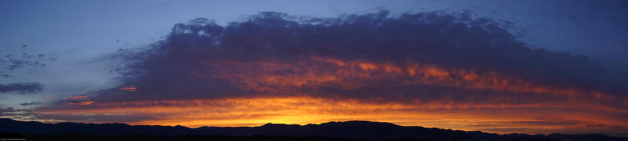 Rogue Valley Sunset Panoramic Photograph by Mick Anderson