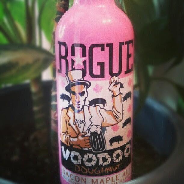 Beer Photograph - Rogue Voodoo Donut Maple Bacon Ale by Tracy Hager