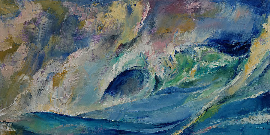 Abstract Painting - Rogue Wave by Michael Creese