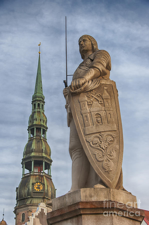 Roland of Riga Photograph by Antony McAulay