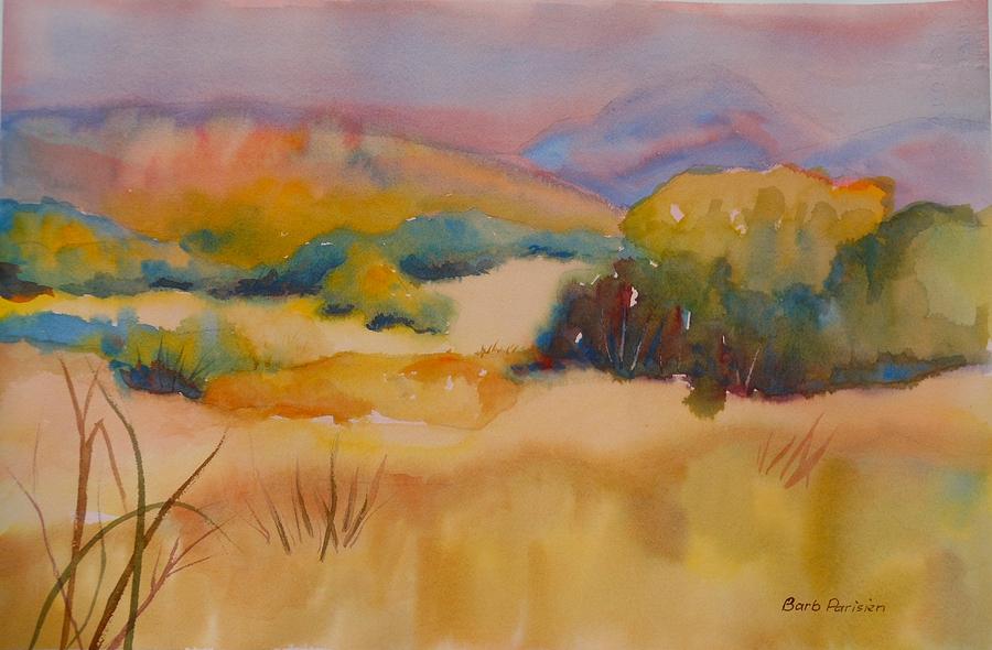 Roling Prairie Painting by Barbara Parisien