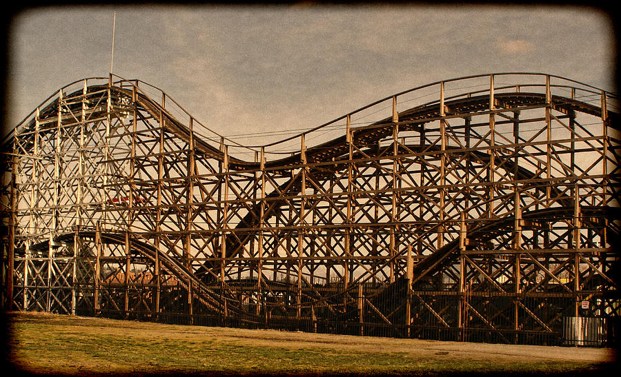 Roller coaster 1 Photograph by Ron Roberts