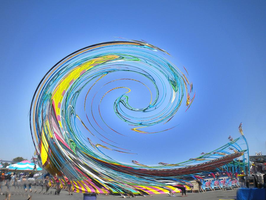 Roller Coaster Swirl Photograph by Marilyn MacCrakin