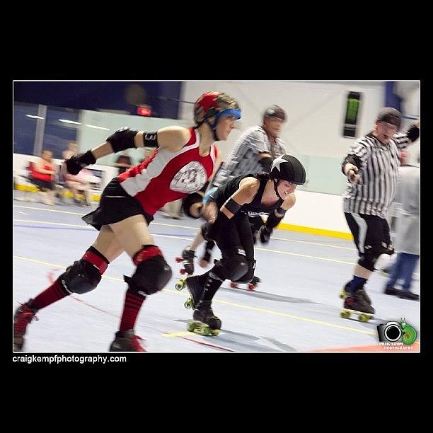 Skating Photograph - Roller Derby #sidr #rollerderby by Craig Kempf