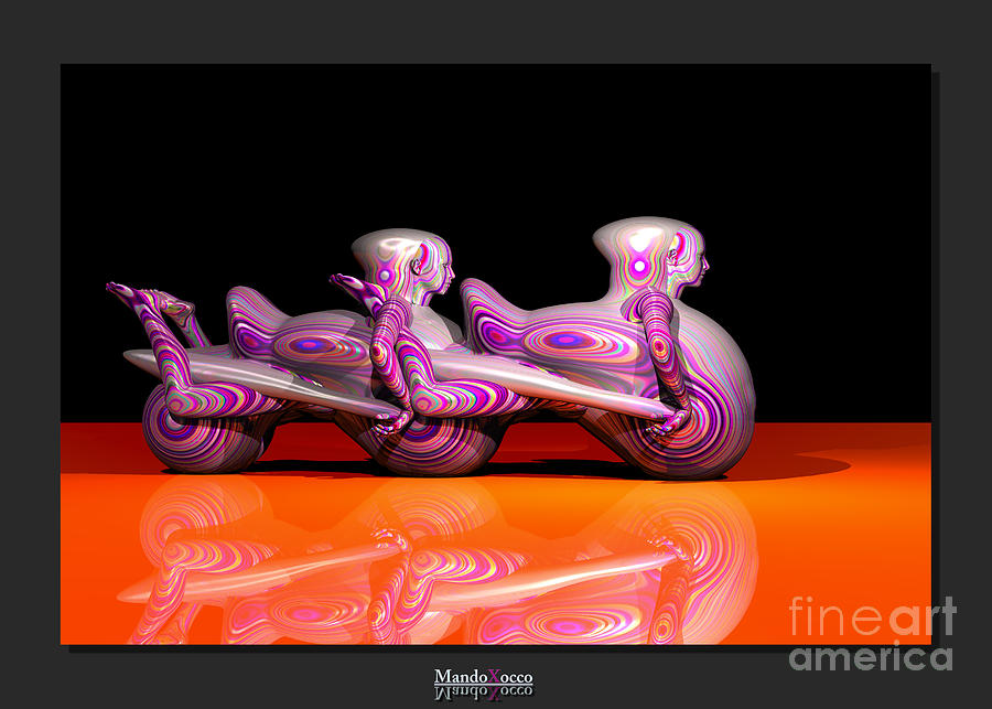 Rollerblade Digital Art by Mando Xocco