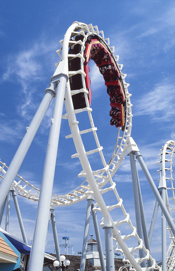 Rollercoaster Photograph by Charles Angelo - Fine Art America