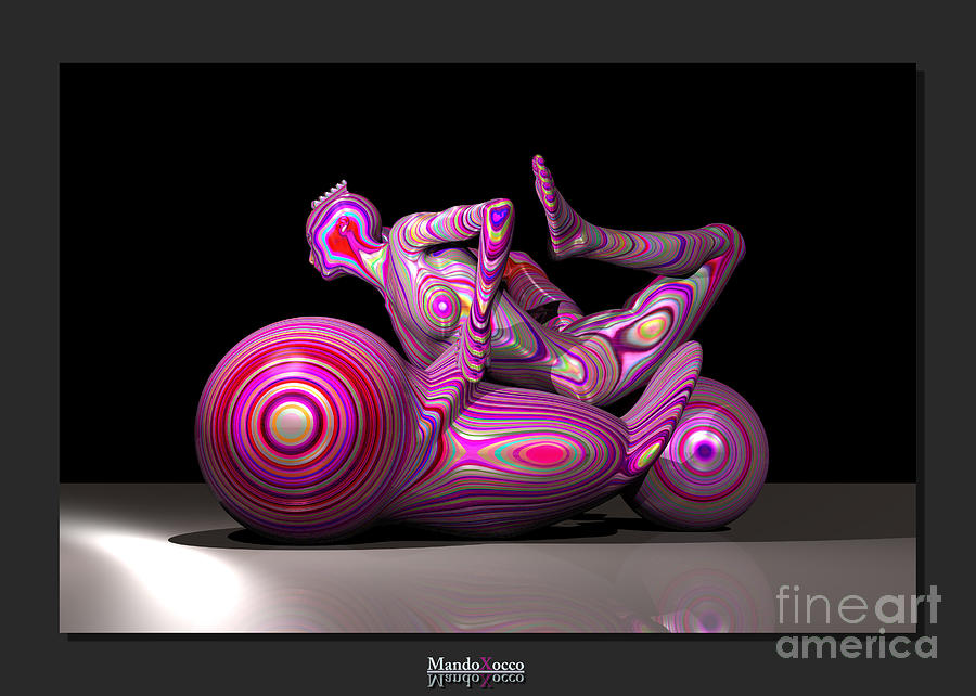 Rollerfun Digital Art by Mando Xocco