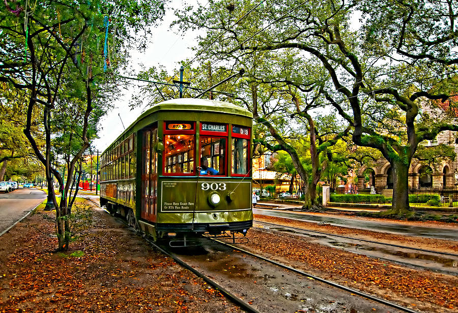 New Orleans Photograph - Rollin Thru New Orleans painted by Steve Harrington