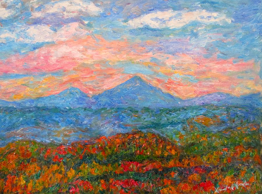 Rolling Autumn Painting by Kendall Kessler
