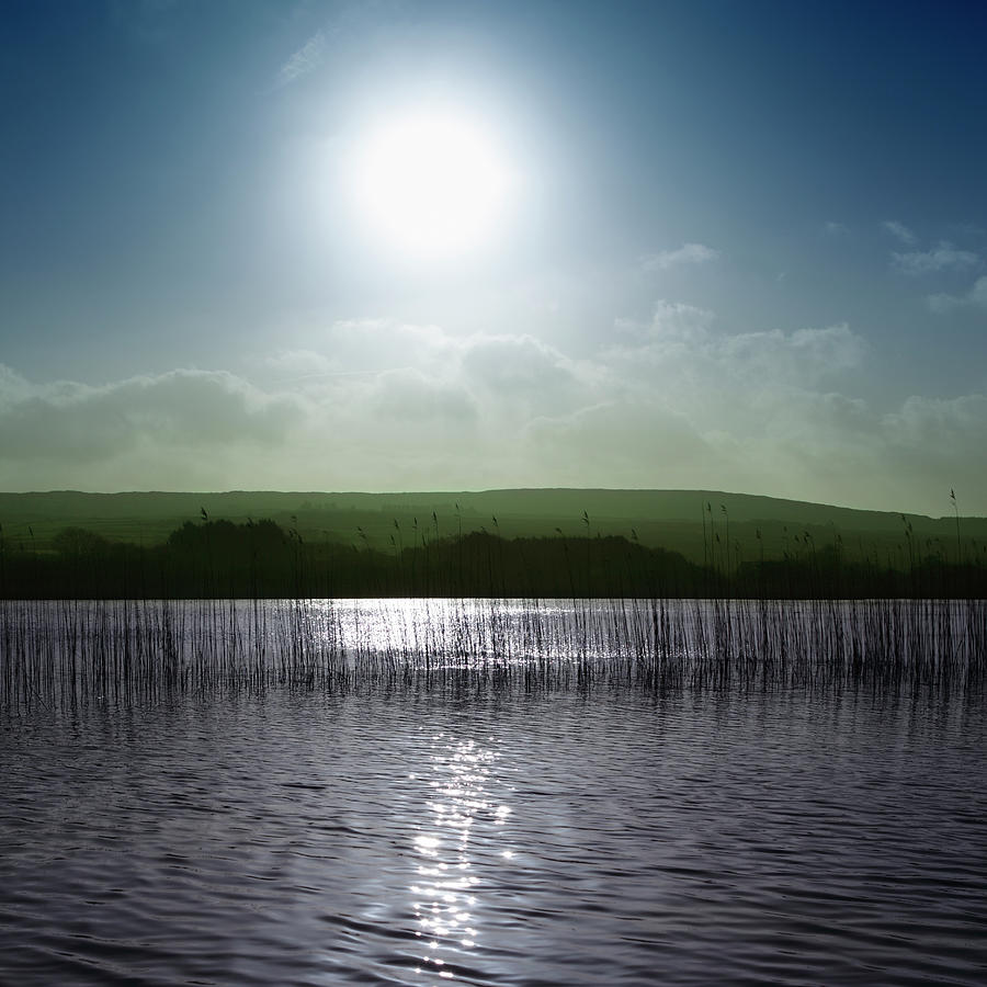 Rolling Green Irish Hills And Lake Photograph by Carolegomez
