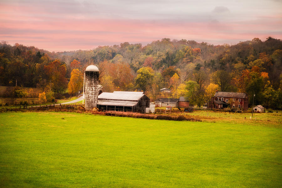 Rolling Hills Kentucky Farm Photograph by Mary Timman