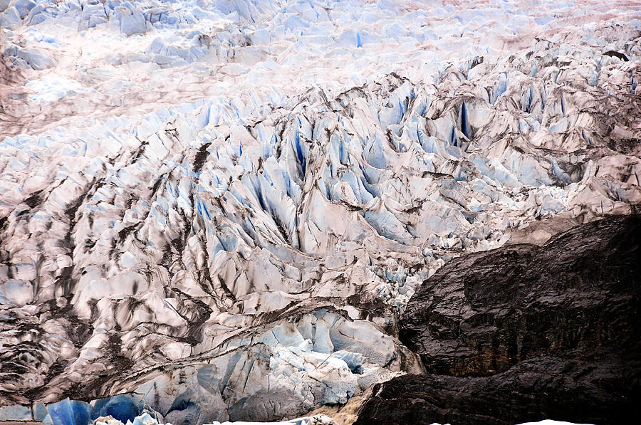 Rolling Ice Peaks Photograph by Davina Washington