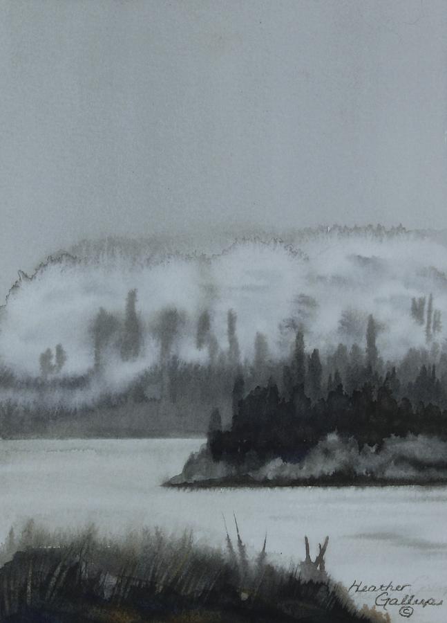 Canadian Landscape Painting - Rolling In Along The River by Heather Gallup Canadian Landscape Painting - Rolling In Along The River by Heather Gallup