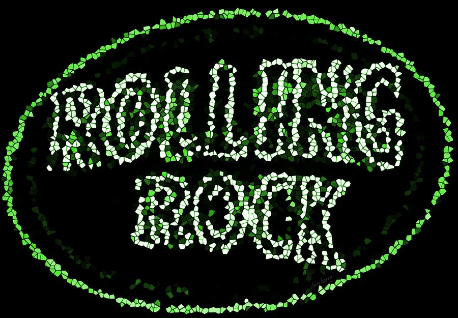 Sign Photograph - Rolling Rock Neon Glass by Chris Berry