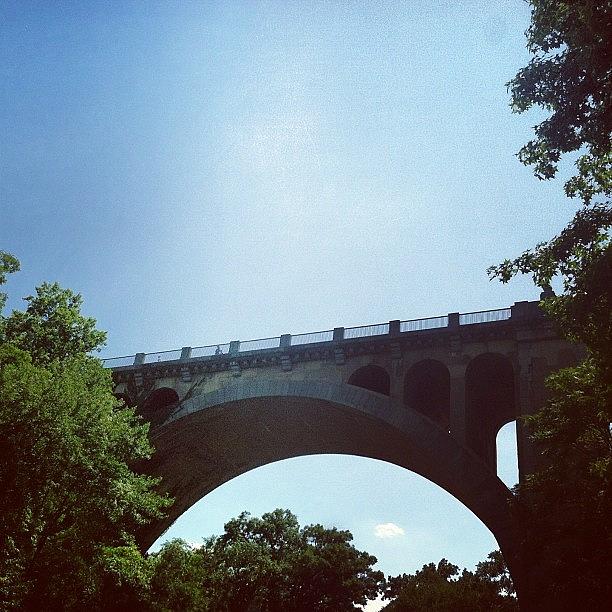 Bridge Photograph - Rolling Under The Bridge In #rockcreek by Chanda Causer