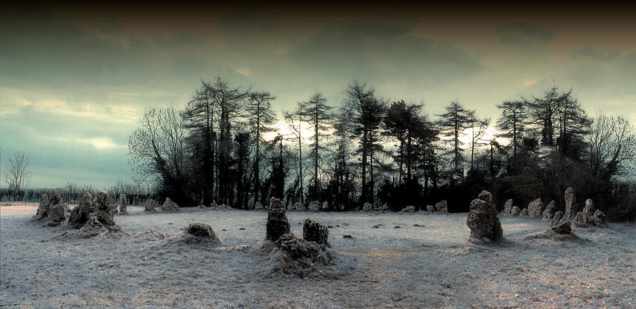 Landscape Photograph - Rollright stones - the Kings men by Catherine Perkinton