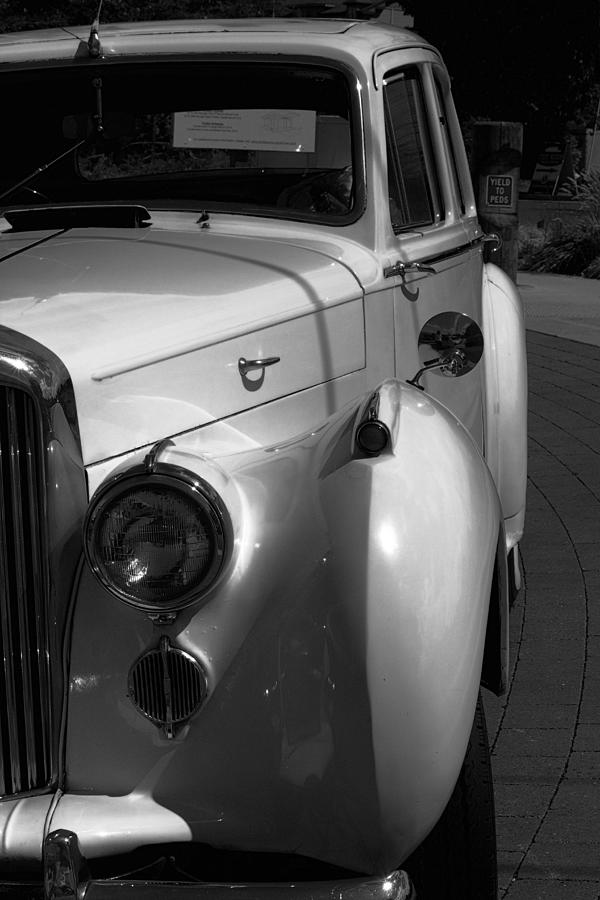 Rolls Royce  BW Photograph by Cathy Anderson