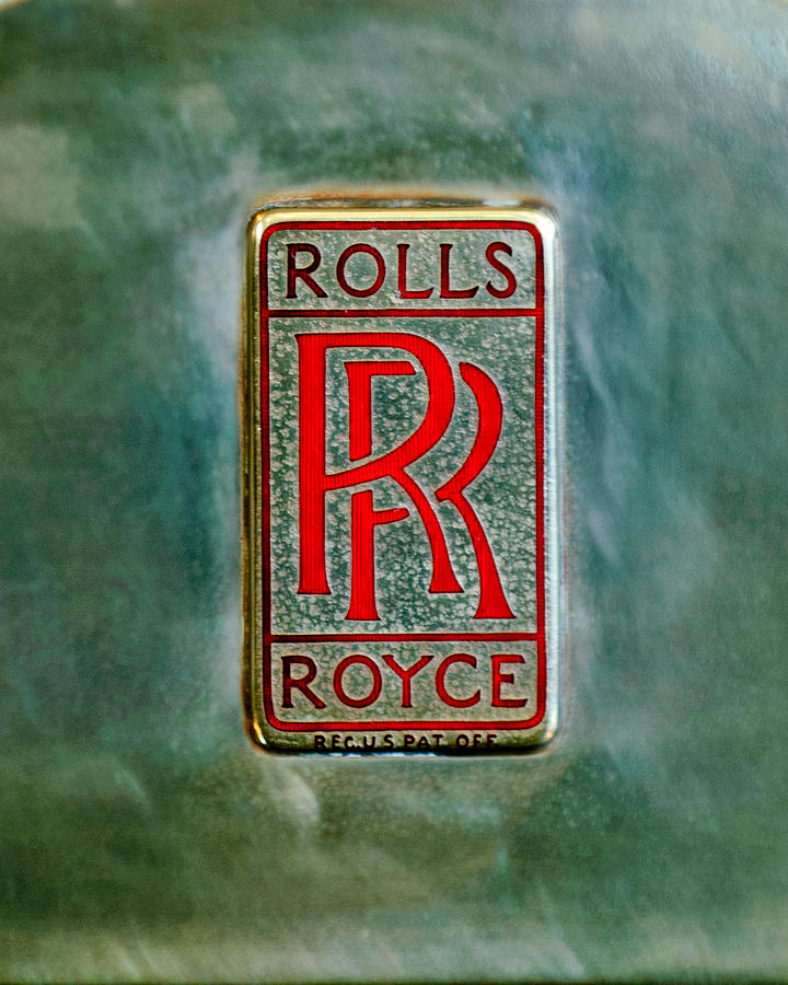 Rolls-Royce Emblem -1801c Photograph by Jill Reger