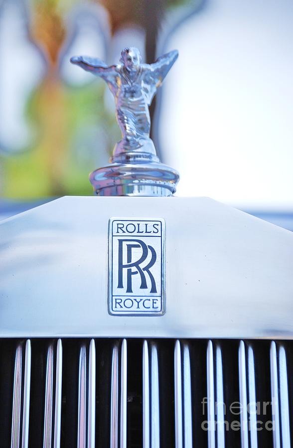 Portrait Of A Rolls Royce Grill  Photograph by Marcus Dagan