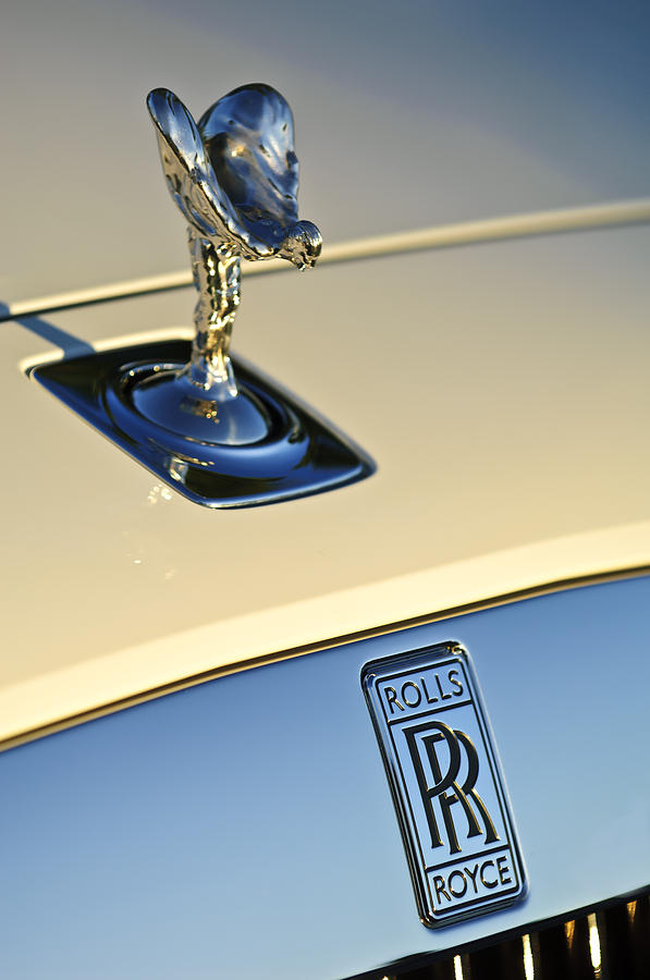 Transportation Photograph - Rolls-Royce Hood Ornament 3 by Jill Reger