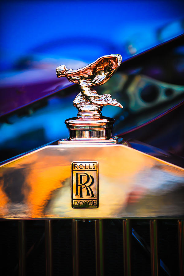 Rolls-Royce Hood Ornament - Emblem -1068c Photograph by Jill Reger