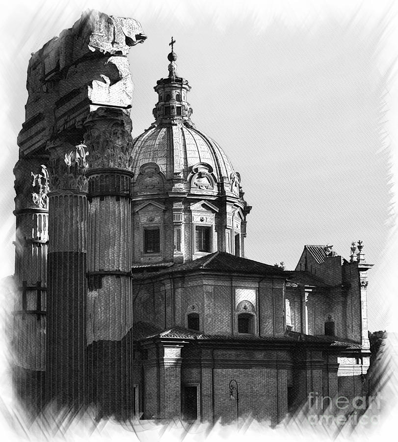 Roma Black and White Photograph by Stefano Senise