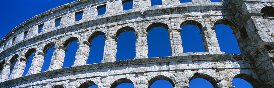 Architecture Photograph - Roman Amphitheater, Pula, Croatia by Panoramic Images