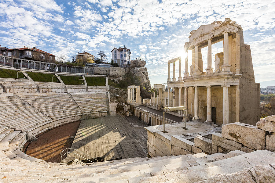 Roman Amphitheatre Photograph by Evgeni Dinev Photography